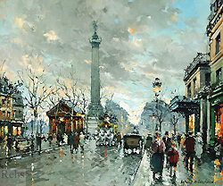 Place de la Bastille - Antoine Blanchard