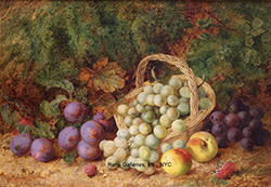 Still Life of Fruit and a Basket - George Clare