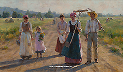 Going Home From the Fields - Gregory Frank Harris