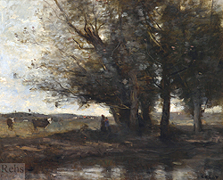 Souvenir des Dunes de Scheveningue - Jean Baptiste Camille Corot