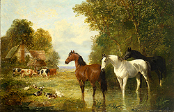 Farmyard Scene - John F. Herring, Jr.