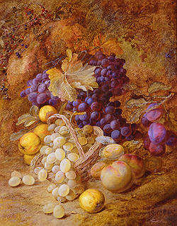 Grapes in a Basket - Vincent Clare
